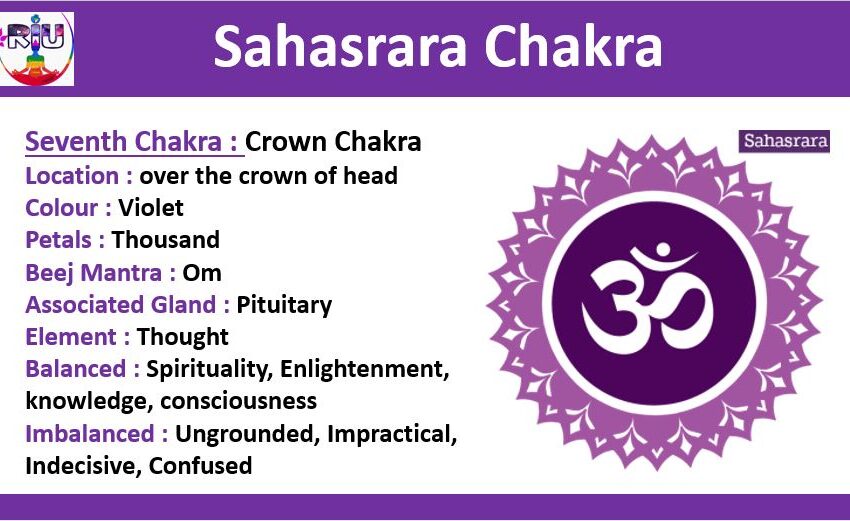  Crown or Sahasrara Chakra